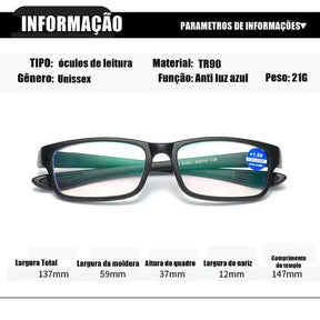 [Pague 1, Leve 5] Óculos Inteligente Ahora Anti Azul